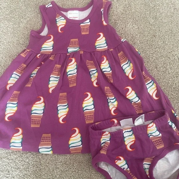 hanna andersson ice cream dress Hanna Andersson Ice Cream Multicolor Toddler